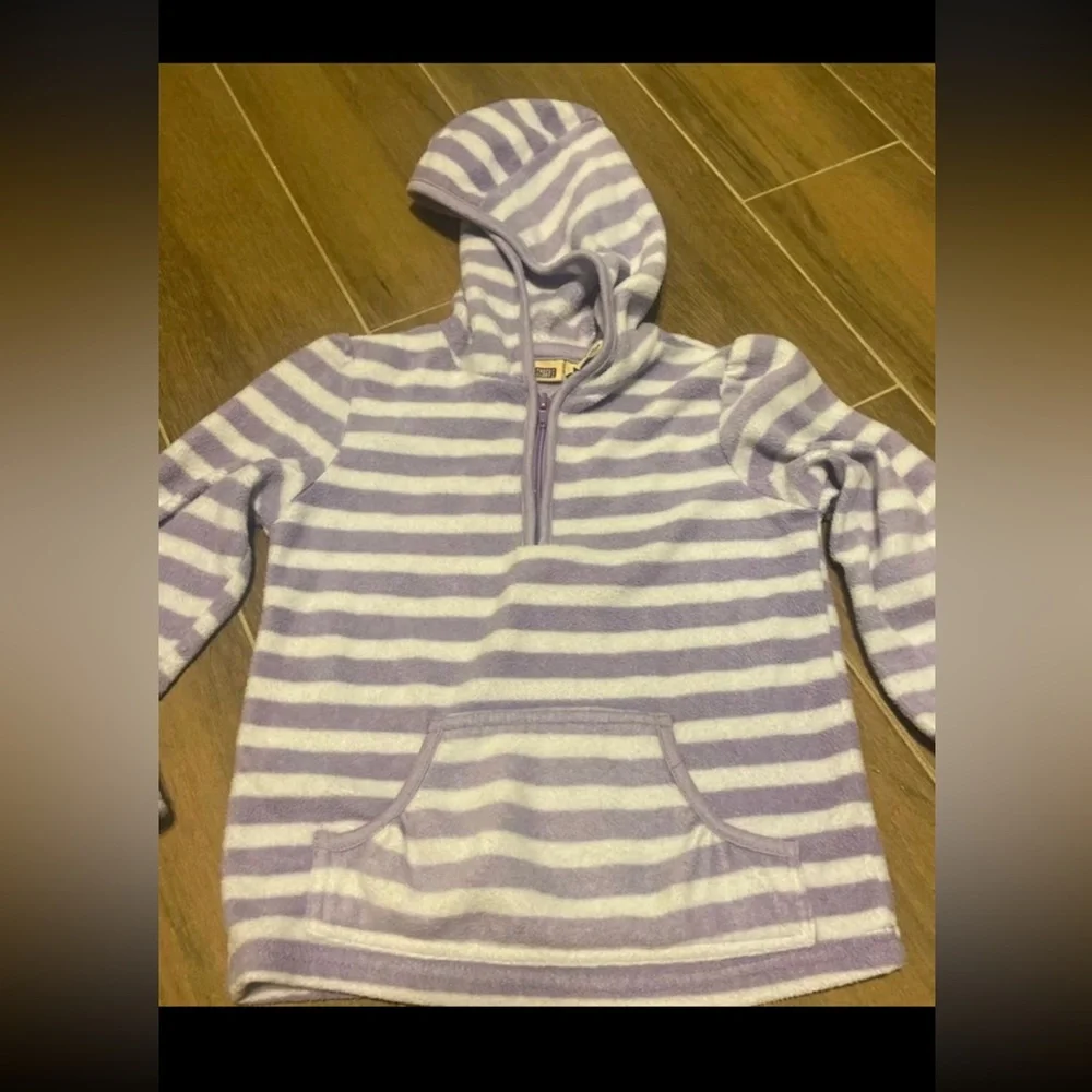 Hoodie girls 5T fleece pullover jacket EUC